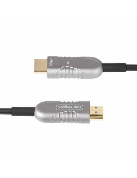 StarTech.com Cable HDMI 2.1 Híbrido Activo Óptico AOC de 15,2m - CMP Plenum - Cable HDMI 2.0 2.1 Certificado de Ultra Alta