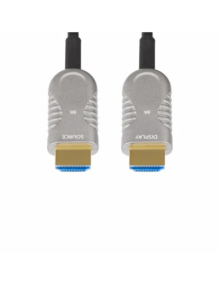 StarTech.com Cable HDMI 2.1 Híbrido Activo Óptico AOC de 15,2m - CMP Plenum - Cable HDMI 2.0 2.1 Certificado de Ultra Alta