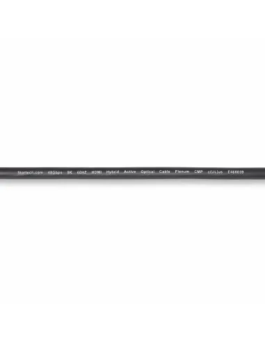 StarTech.com Cable HDMI 2.1 Híbrido Activo Óptico AOC de 15,2m - CMP Plenum - Cable HDMI 2.0 2.1 Certificado de Ultra Alta