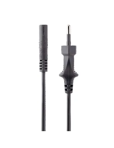 StarTech.com Cable de 2m de Alimentación para Ordenador Portátil o Impresora , UE a C7, 2,5A 250V, 18AWG, Cable de Repuesto