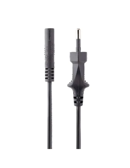 StarTech.com Cable de 2m de Alimentación para Ordenador Portátil o Impresora , UE a C7, 2,5A 250V, 18AWG, Cable de Repuesto