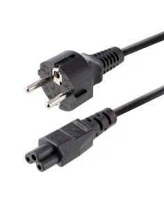 StarTech.com Cable de 3m de Alimentación de Repuesto para Ordenador Portátil, EU Schuko a C5, 2,5A 250V, 18AWG, para Cargador