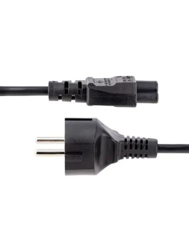 StarTech.com Cable de 3m de Alimentación de Repuesto para Ordenador Portátil, EU Schuko a C5, 2,5A 250V, 18AWG, para Cargador