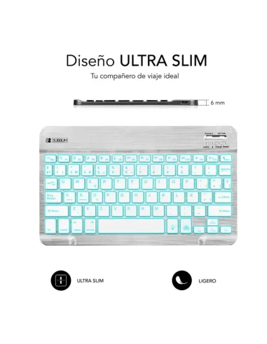 Teclado tablet subblim sub - kbt - smbl30 inalambrico