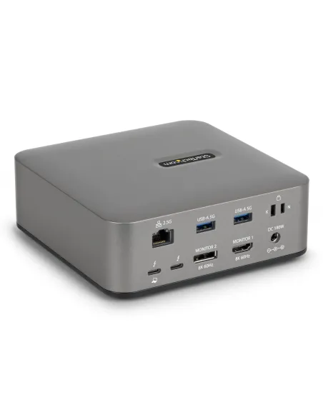 StarTech.com Docking Station Universal Thunderbolt 5 - 4K 144Hz 8K 60Hz - 120Gbps de Pico de Ancho de Banda - Carga PD 140W