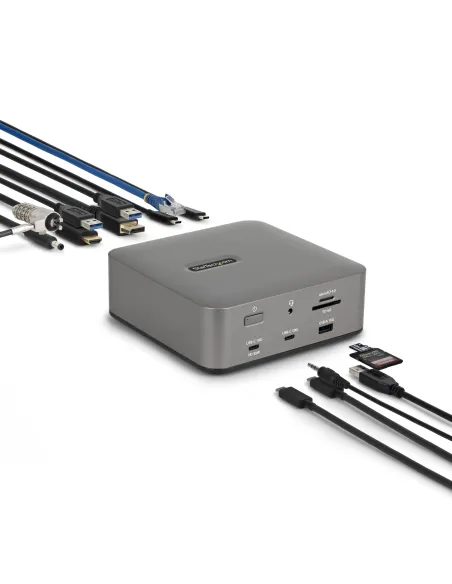 StarTech.com Docking Station Universal Thunderbolt 5 - 4K 144Hz 8K 60Hz - 120Gbps de Pico de Ancho de Banda - Carga PD 140W