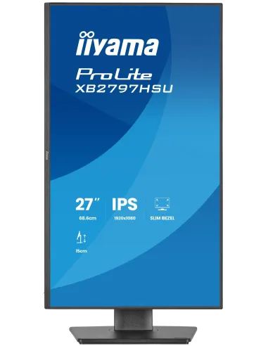 iiyama ProLite XB2797HSU-B1 pantalla para PC 68,6 cm (27") 1920 x 1080 Pixeles Full HD LED Negro