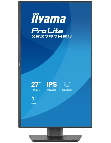 iiyama ProLite XB2797HSU-B1 pantalla para PC 68,6 cm (27") 1920 x 1080 Pixeles Full HD LED Negro