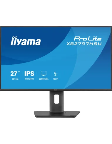 iiyama ProLite XB2797HSU-B1 pantalla para PC 68,6 cm (27") 1920 x 1080 Pixeles Full HD LED Negro