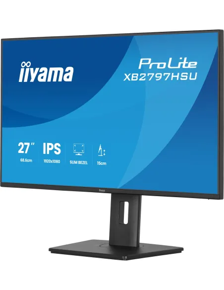 iiyama ProLite XB2797HSU-B1 pantalla para PC 68,6 cm (27") 1920 x 1080 Pixeles Full HD LED Negro