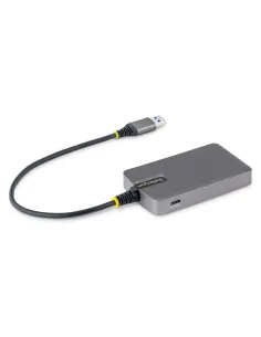 StarTech.com Hub USB-A de 4 Puertos - Ladrón USB USB-A - USB-A a 4x USB-A - Concentrador USB 3.0 Portátil de 5Gbps - Alimentado 2