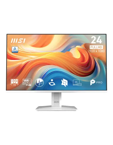 MSI Pro MP243W E14 pantalla para PC 60,5 cm (23.8") 1920 x 1080 Pixeles Full HD LCD Blanco