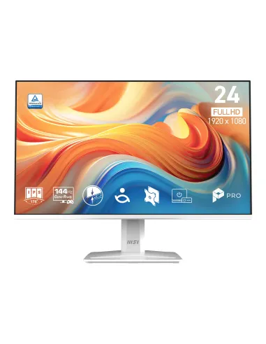 MSI Pro MP243W E14 pantalla para PC 60,5 cm (23.8") 1920 x 1080 Pixeles Full HD LCD Blanco