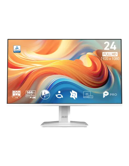 MSI Pro MP243W E14 pantalla para PC 60,5 cm (23.8") 1920 x 1080 Pixeles Full HD LCD Blanco