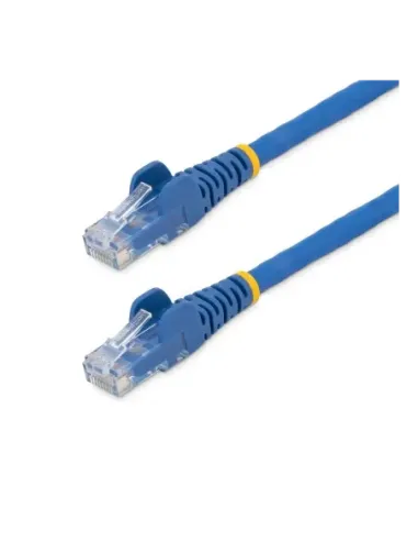 Cable de red startech latiguillo rj45 lszh u - utp cat6 3m azul