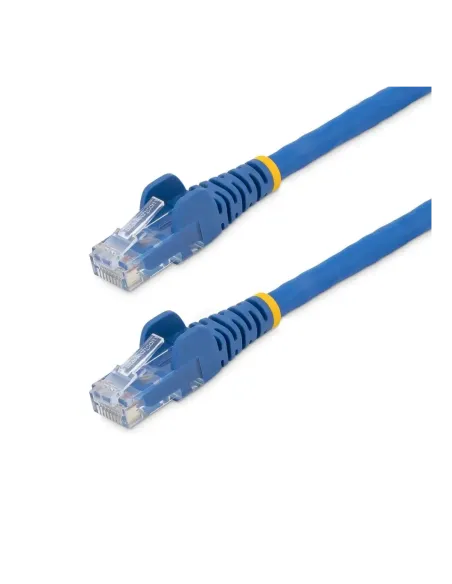 Cable de red startech latiguillo rj45 lszh u - utp cat6 3m azul
