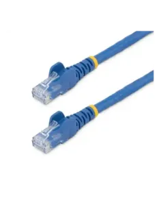 Cable de red startech latiguillo rj45 utp cat6 5m azul