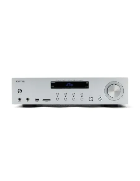 Amplificador estereo aiwa amu - 120bt 120w silver