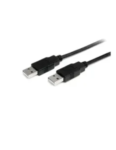 Cable usb tipo a startehc 1m -  macho - macho -  negro