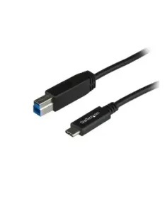 Cable usb tipo c a usb tipo b startech 1m -  macho - macho -  negro