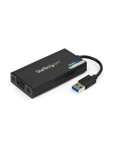 Adaptador usb 3.0 a hdmi 4k startech 0.2m -  macho - hembra -  negro