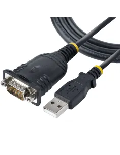 StarTech.com Cable de 1m USB a Serie, Conversor DB9 Macho RS232 a USB, Prolific, Adaptador USB a Serial para