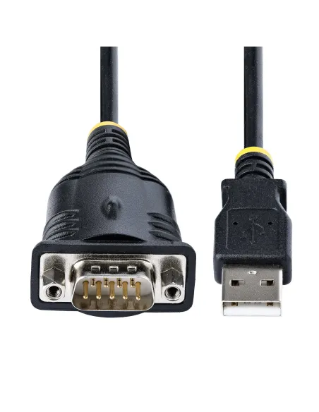 StarTech.com Cable de 1m USB a Serie, Conversor DB9 Macho RS232 a USB, Prolific, Adaptador USB a Serial para