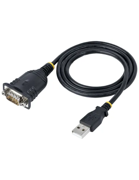 StarTech.com Cable de 1m USB a Serie, Conversor DB9 Macho RS232 a USB, Prolific, Adaptador USB a Serial para