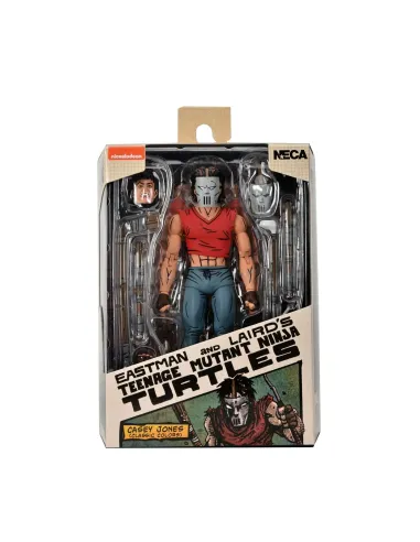 Figura neca tortugas ninja (mirage comics) casey jones camiseta roja