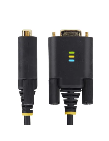 StarTech.com Cable Adaptador USB a Serie DB9 RS232 FTDI de 2m - Retención COM - Tornillos DB9 Intercambiables - USB-A a DB9