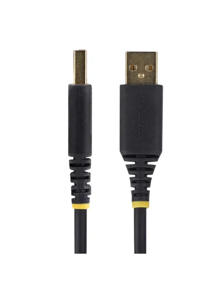 StarTech.com Cable Adaptador USB a Serie de Módem Nulo de 2m - FTDI RS232 - Tornillos DB9 Intercambiables - USB-A a DB9 RS232 -