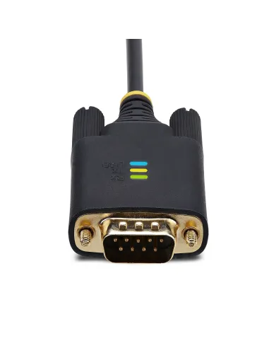 StarTech.com 2P6FFC-USB-SERIAL cambiador de género para cable USB-A 2 x DB-9 RS-232 Negro, Gris