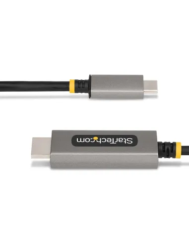 StarTech.com Cable Adaptador de 1m USB-C a HDMI - 8K 60Hz - 4K 144Hz - HDR10 - Cable Conversor de Vídeo USB tipo C a HDMI 2.1 -