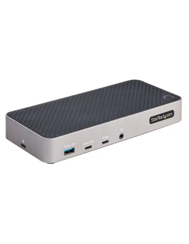 StarTech.com Docking Station USB-C para 3 Monitores - Dock USB Tipo C Triple HDMI DP de 4K - Hub Ladrón 5x USB - GbE - PD 100W