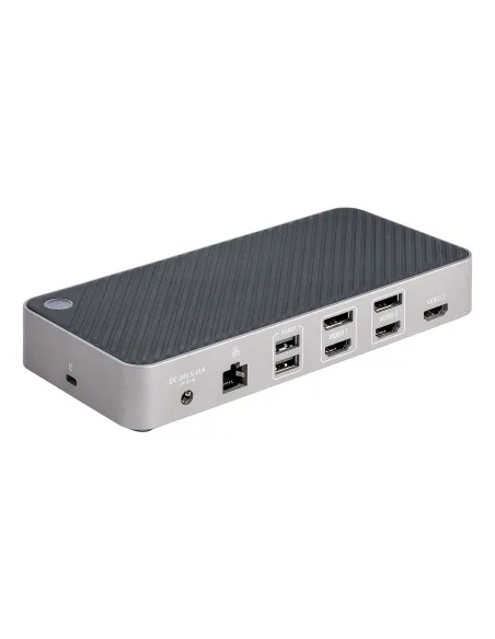 StarTech.com Docking Station USB-C para 3 Monitores - Dock USB Tipo C Triple HDMI DP de 4K - Hub Ladrón 5x USB - GbE - PD 100W
