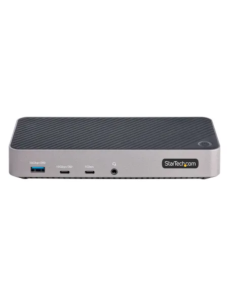 StarTech.com Docking Station USB-C para 3 Monitores - Dock USB Tipo C Triple HDMI DP de 4K - Hub Ladrón 5x USB - GbE - PD 100W