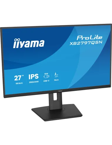 iiyama ProLite XB2797QSN-B1 pantalla para PC 68,6 cm (27") 2560 x 1440 Pixeles Quad HD LCD Negro