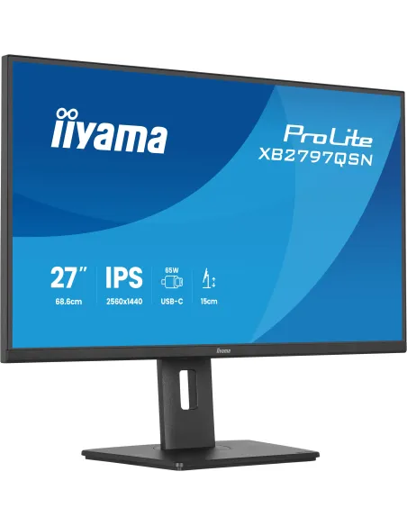 iiyama ProLite XB2797QSN-B1 pantalla para PC 68,6 cm (27") 2560 x 1440 Pixeles Quad HD LCD Negro