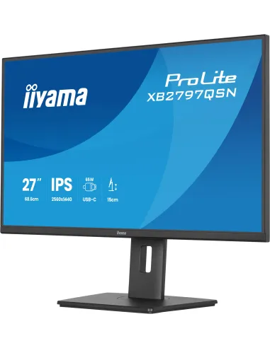 iiyama ProLite XB2797QSN-B1 pantalla para PC 68,6 cm (27") 2560 x 1440 Pixeles Quad HD LCD Negro