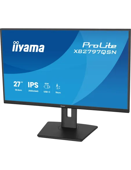 iiyama ProLite XB2797QSN-B1 pantalla para PC 68,6 cm (27") 2560 x 1440 Pixeles Quad HD LCD Negro