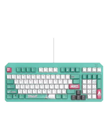 ASUS TUF Gaming K3 Gen II Hatsune Miku Edition teclado Juego USB Multicolor
