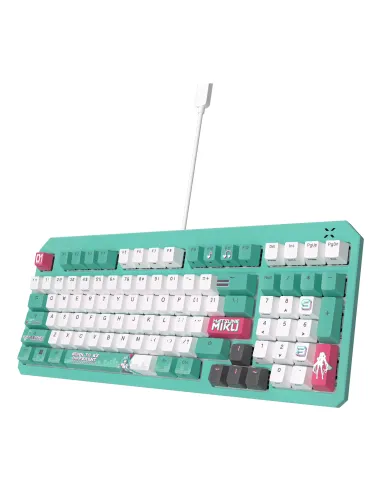 ASUS TUF Gaming K3 Gen II Hatsune Miku Edition teclado Juego USB Multicolor
