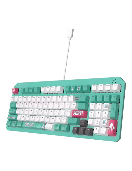 ASUS TUF Gaming K3 Gen II Hatsune Miku Edition teclado Juego USB Multicolor