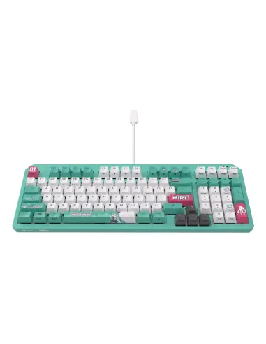 ASUS TUF Gaming K3 Gen II Hatsune Miku Edition teclado Juego USB Multicolor