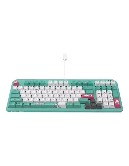 ASUS TUF Gaming K3 Gen II Hatsune Miku Edition teclado Juego USB Multicolor
