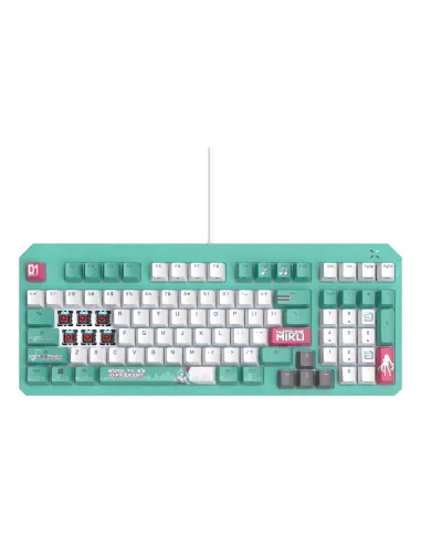 ASUS TUF Gaming K3 Gen II Hatsune Miku Edition teclado Juego USB Multicolor