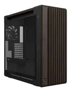 ASUS ProArt PA602 Wood Edition Modern Black - Tempered Glass Panel Midi Tower Negro, Madera
