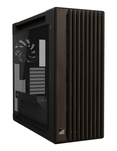 ASUS ProArt PA602 Wood Edition Modern Black - Tempered Glass Panel Midi Tower Negro, Madera