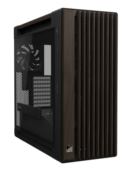 ASUS ProArt PA602 Wood Edition Modern Black - Tempered Glass Panel Midi Tower Negro, Madera
