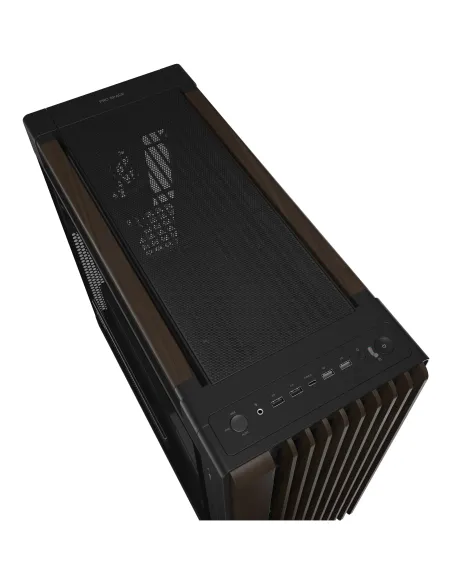 ASUS ProArt PA602 Wood Edition Modern Black - Tempered Glass Panel Midi Tower Negro, Madera